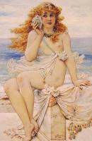 William Stephen Coleman - Nymph with Conch Shell